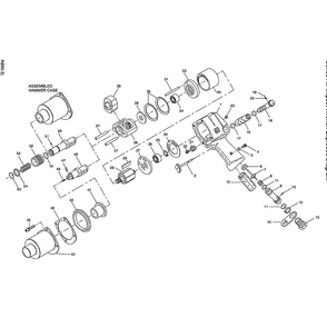 Diagram Diagram and Parts List for IR2903P  Ingersoll Rand Wrench